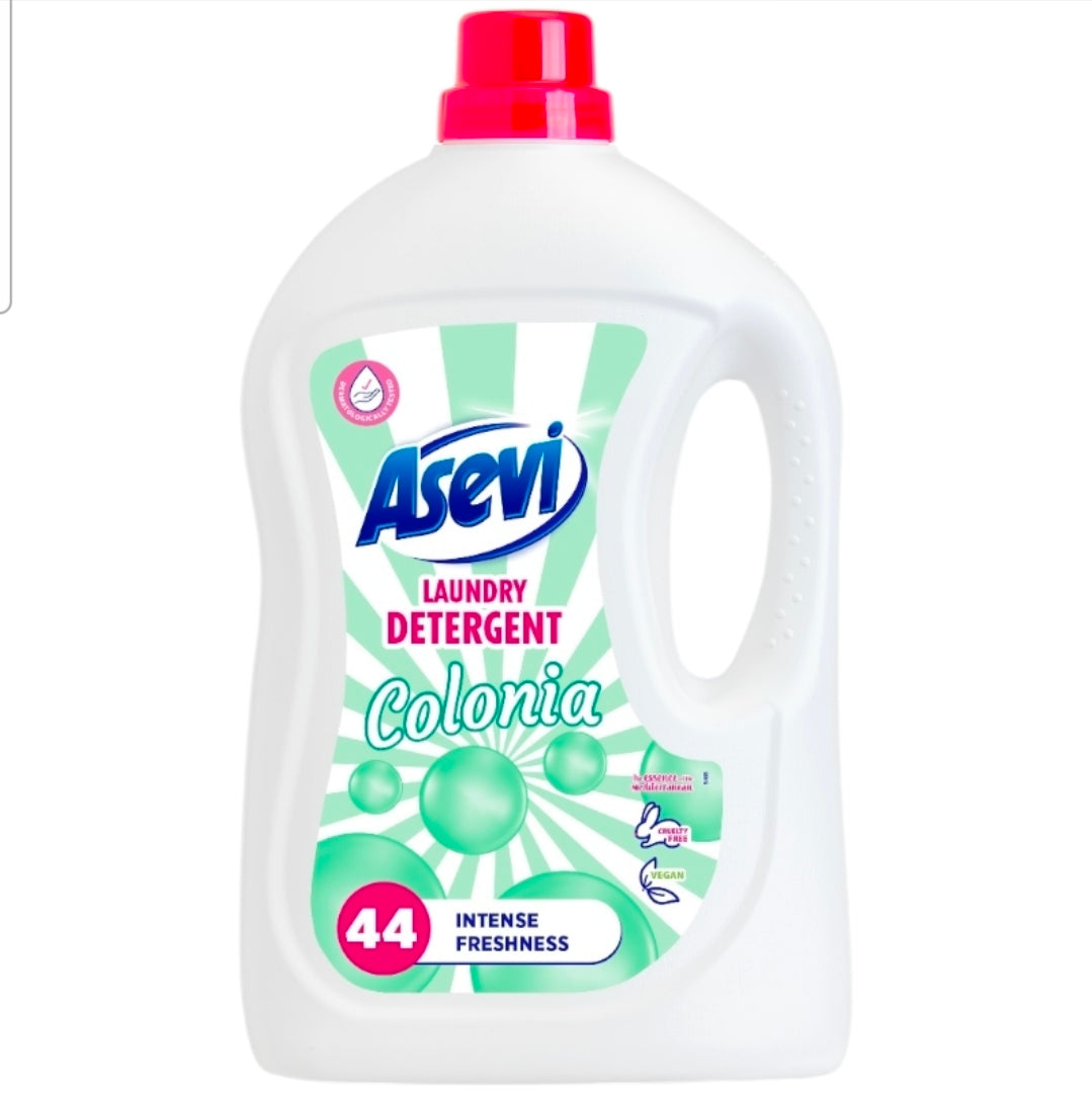 Asevi Laundry Detergent Wash Gel 44 Wash - Colonia