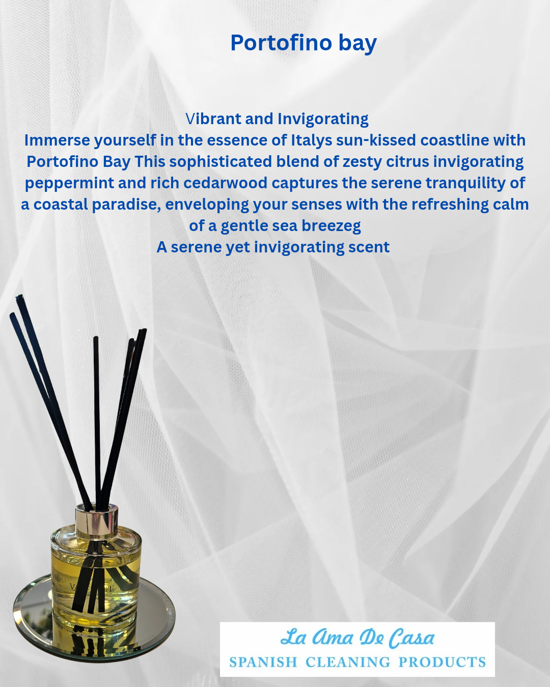 Valentte reed diffusers. Click for full lists of scents