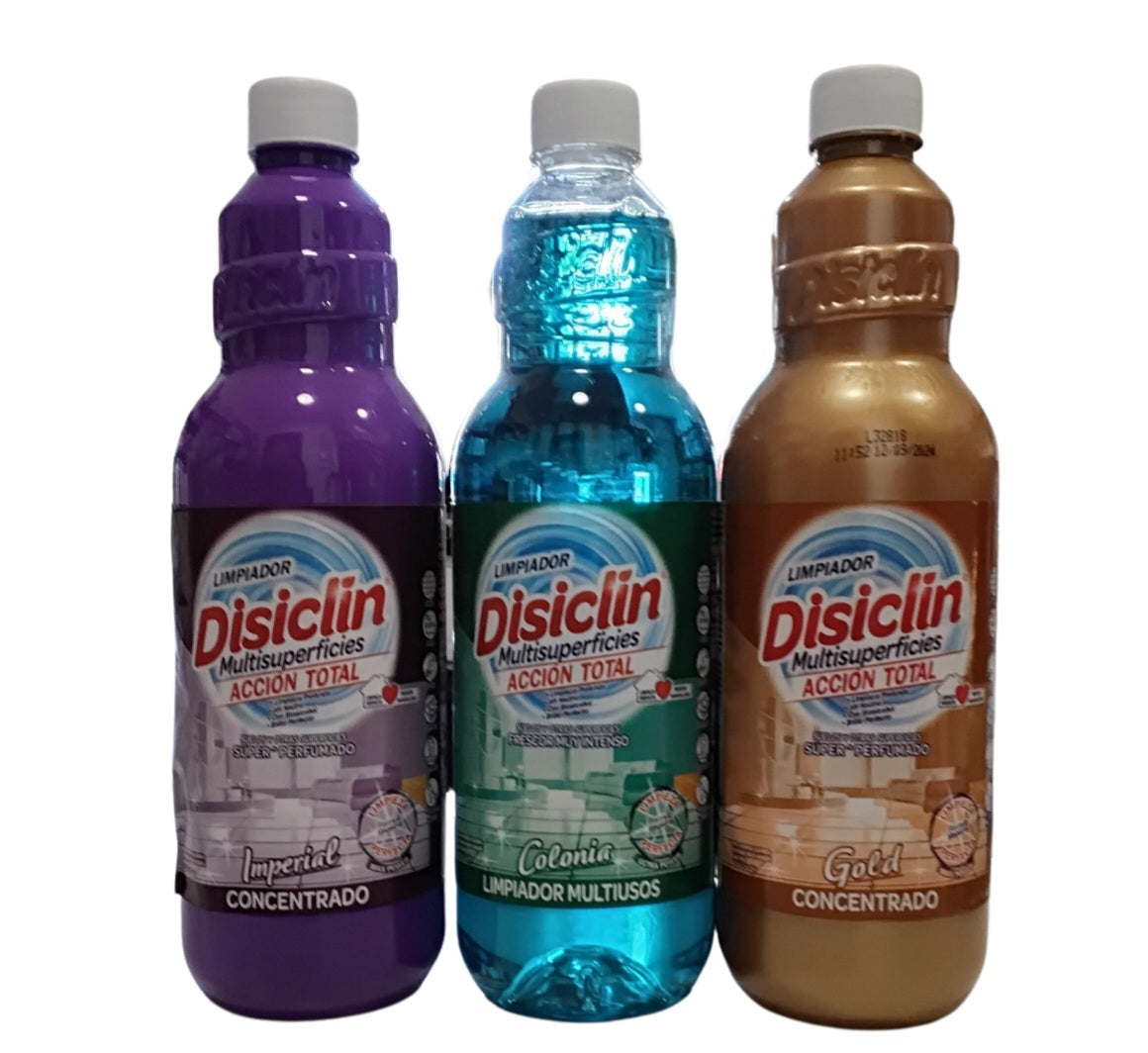 3 discilin Spanish floor cleaners 1 litre pH neutral
