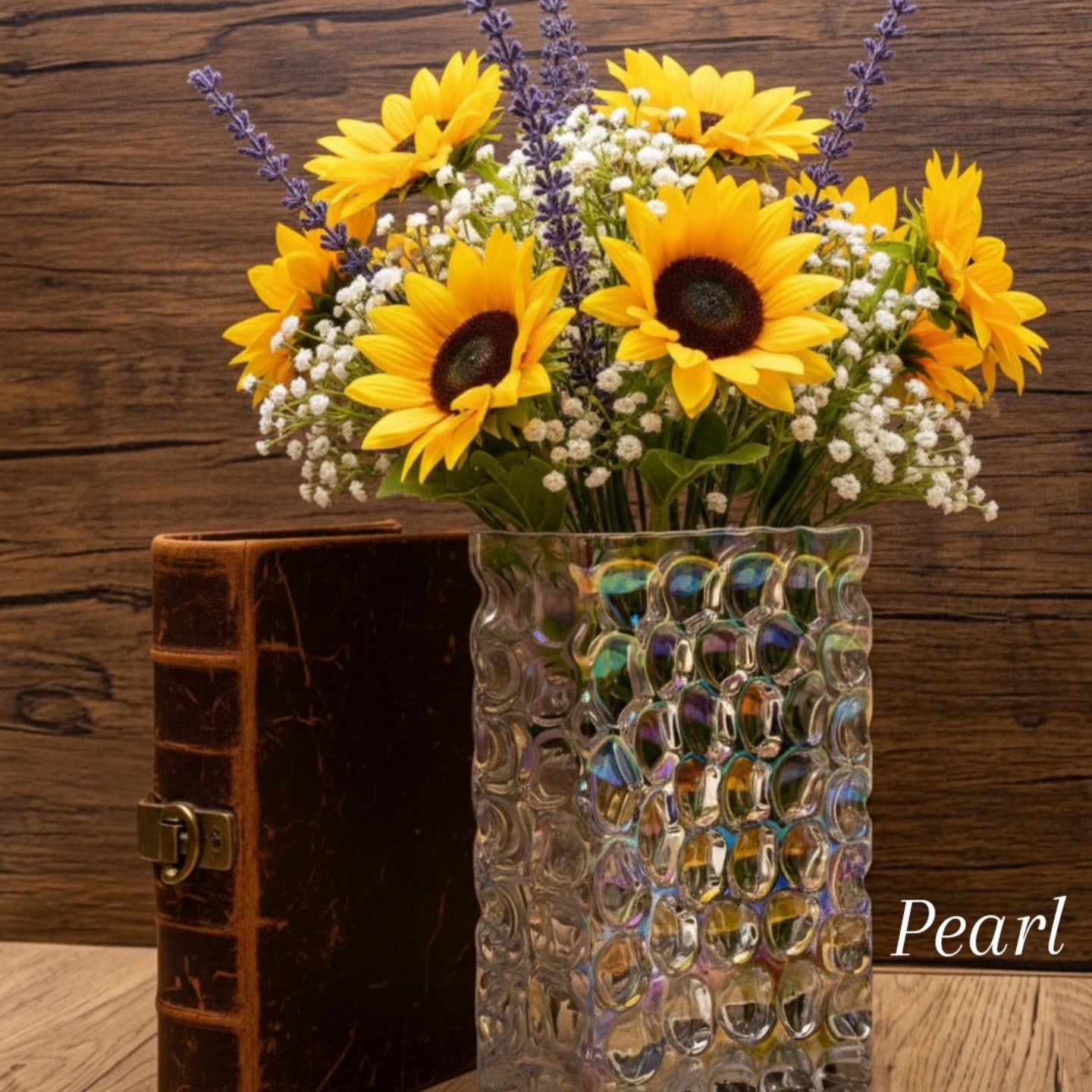 Pearl Book Vase – Decorative Ceramic Book Vase – Modern Home Décor – Minimalist Flower Vase UK