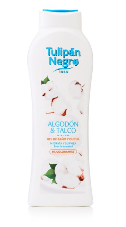 Tulipan Negro Shower Gel 650ml Algodon & Talco