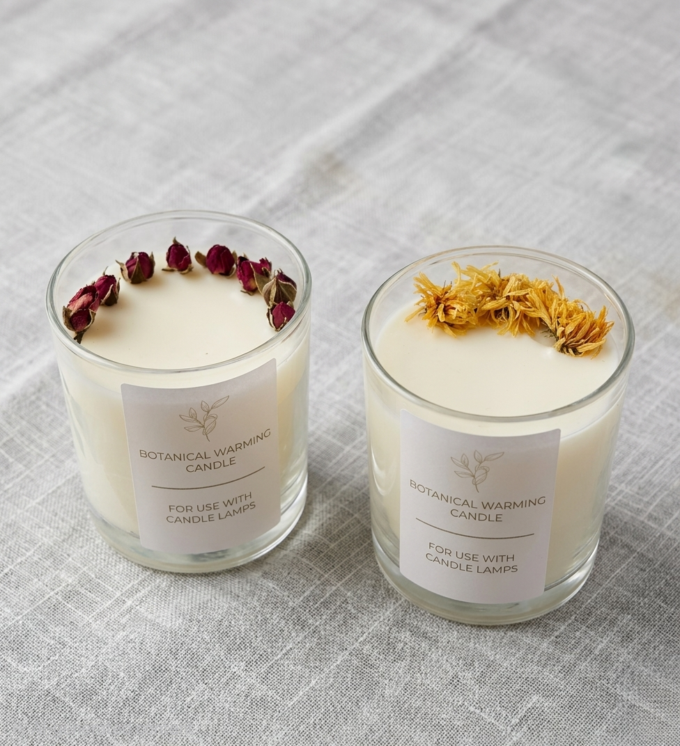 ✨ Wickless botanical Candle ✨