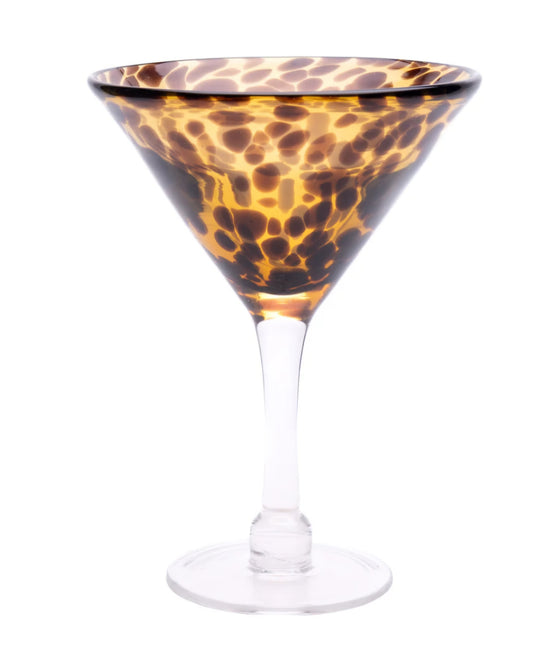 Leopard Print Martini Glass | 400ml Cocktail Glass | £15