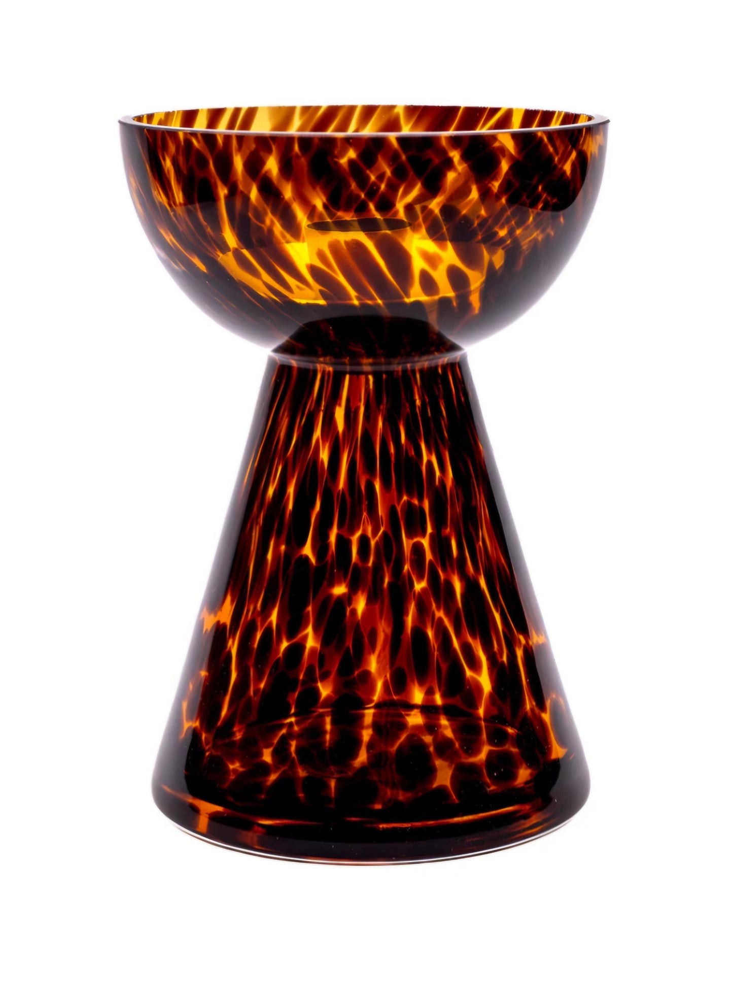Leopard Print Pillar Candle Holder – Decorative Home Accessory – Animal Print Home Décor – Stylish Candle Holder UK
