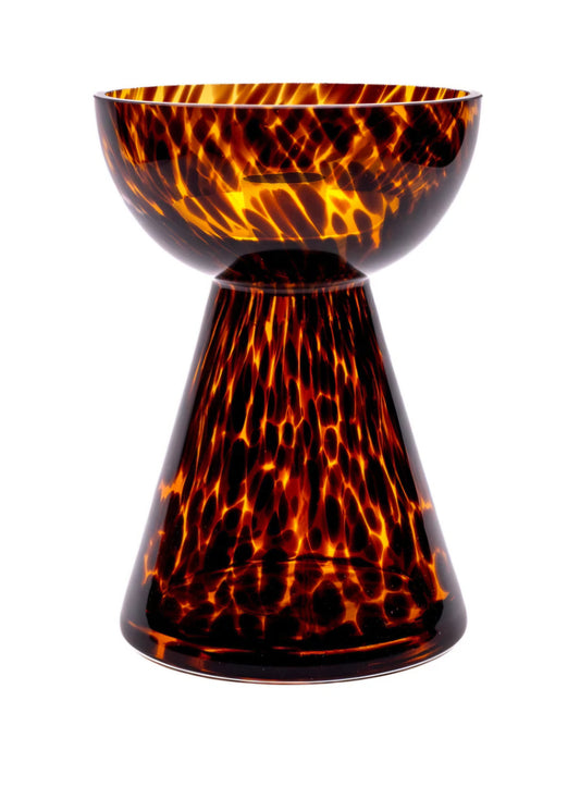 Leopard Print Pillar Candle Holder – Decorative Home Accessory – Animal Print Home Décor – Stylish Candle Holder UK