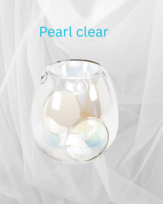 Pearl clear wax melt burner