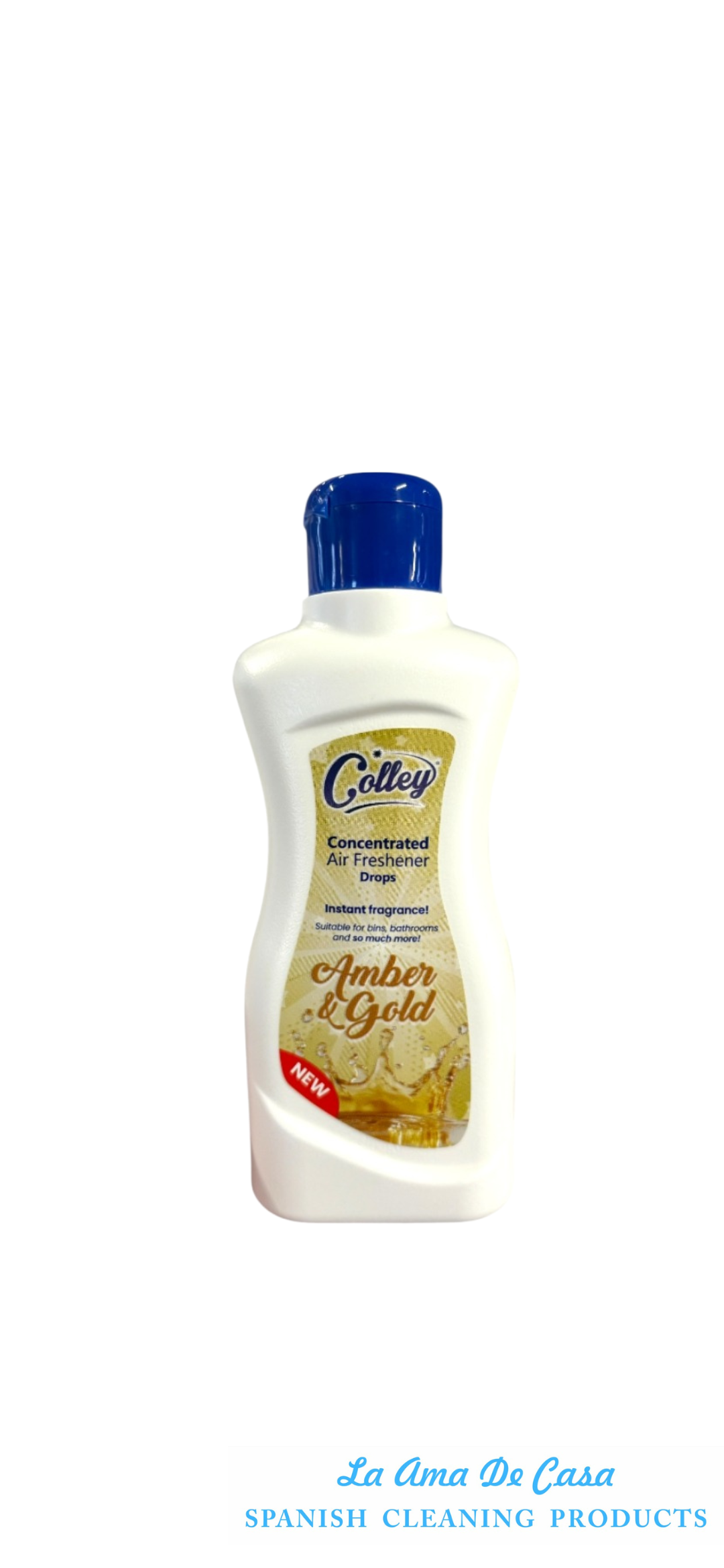Colley Amber & Gold Air Freshener Drops 200ml – Spanish Liquid Air Freshener – Long Lasting Luxury Home Fragrance UK