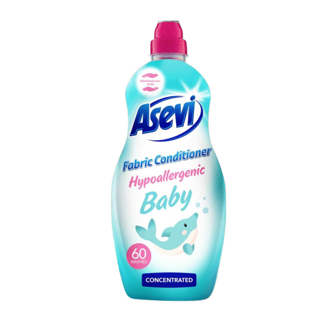 Asevi Baby Hypoallergenic Fabric Softener – 60 Washes